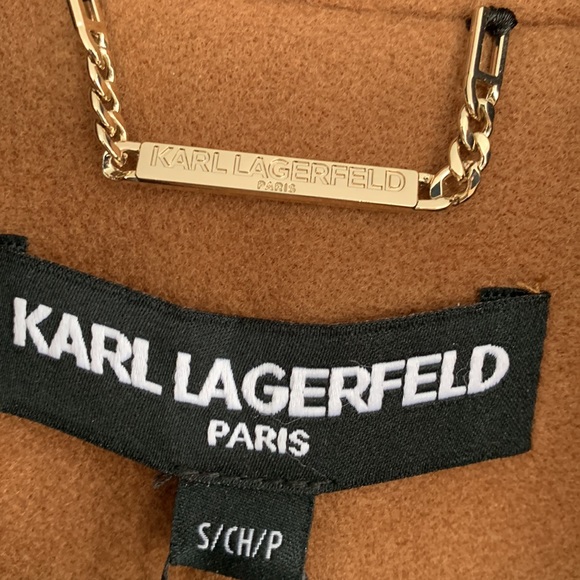 Karl Lagerfeld wool blend coat. - Picture 3 of 10